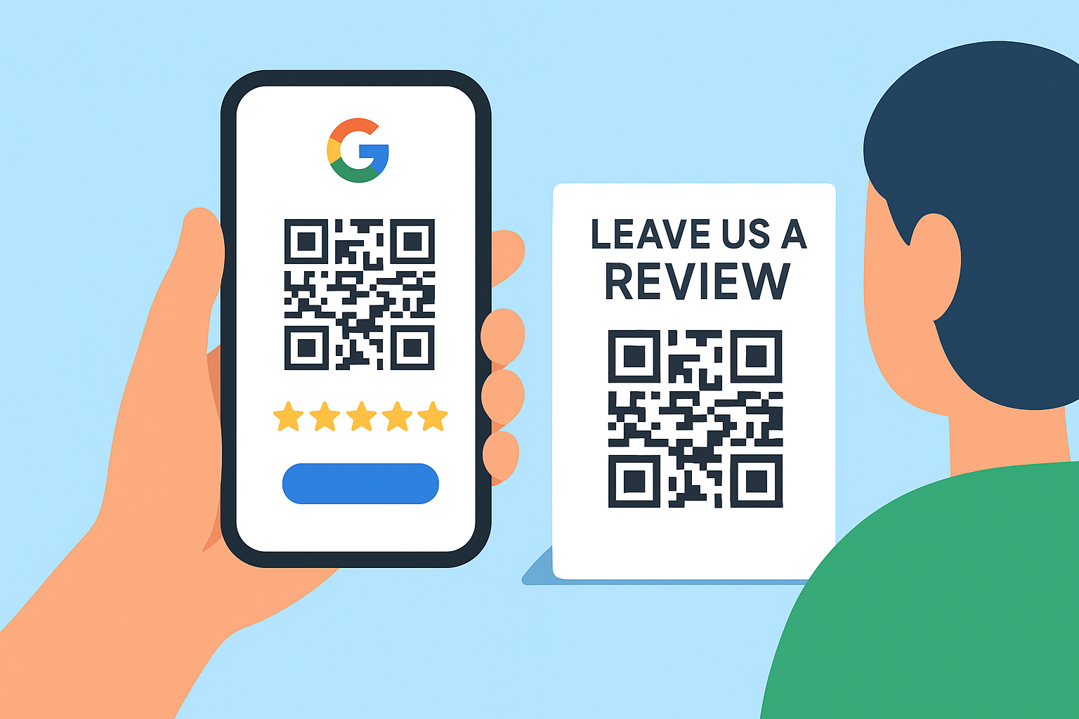 QR code for Google Reviews