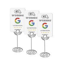 (x3)Google Review Tap Cards with Stands – The Key to Boost Your Online Reputation Success!